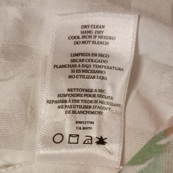 Rails Women’s Kelsey Floral Powder Check Blouse with Front Tie Size S Small - Picture 10 of 16